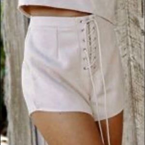 NWT suede high waisted shorts